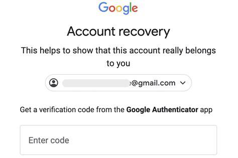 recover google authenticator|Recover an account protected by 2